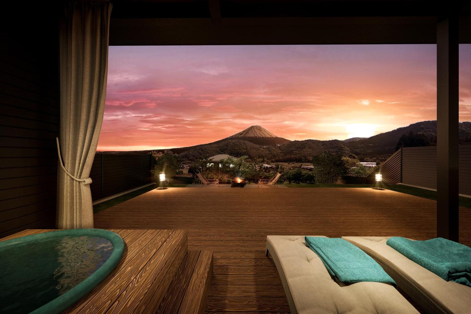 Fuji View And Spa Resort Tsumugi Kawaguchiko 富士河口湖 外观 照片