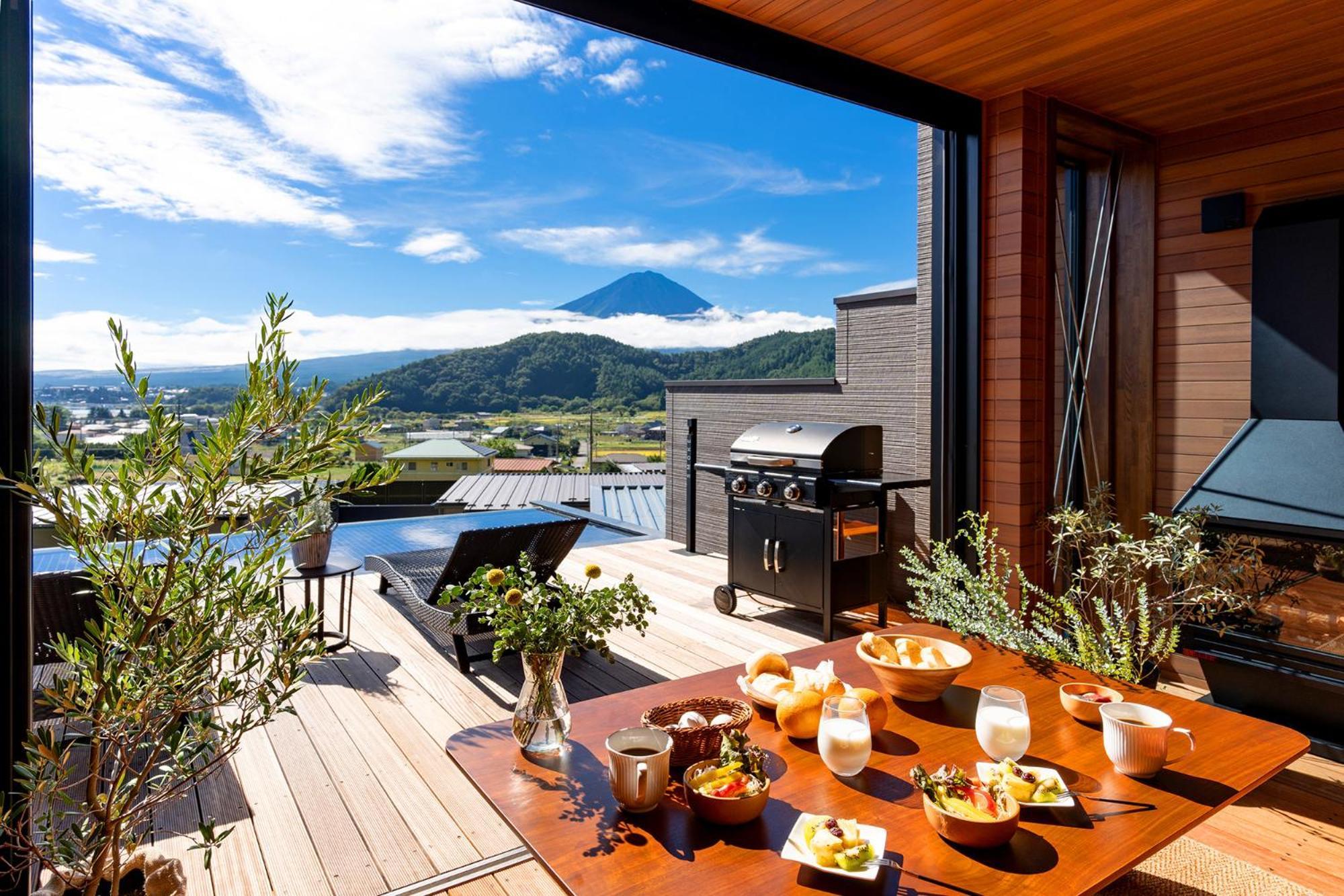 Fuji View And Spa Resort Tsumugi Kawaguchiko 富士河口湖 外观 照片