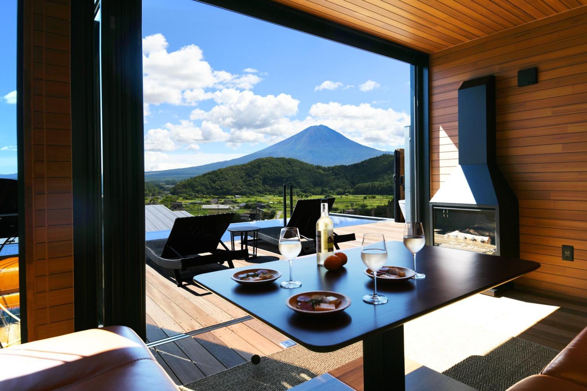 Fuji View And Spa Resort Tsumugi Kawaguchiko 富士河口湖 外观 照片